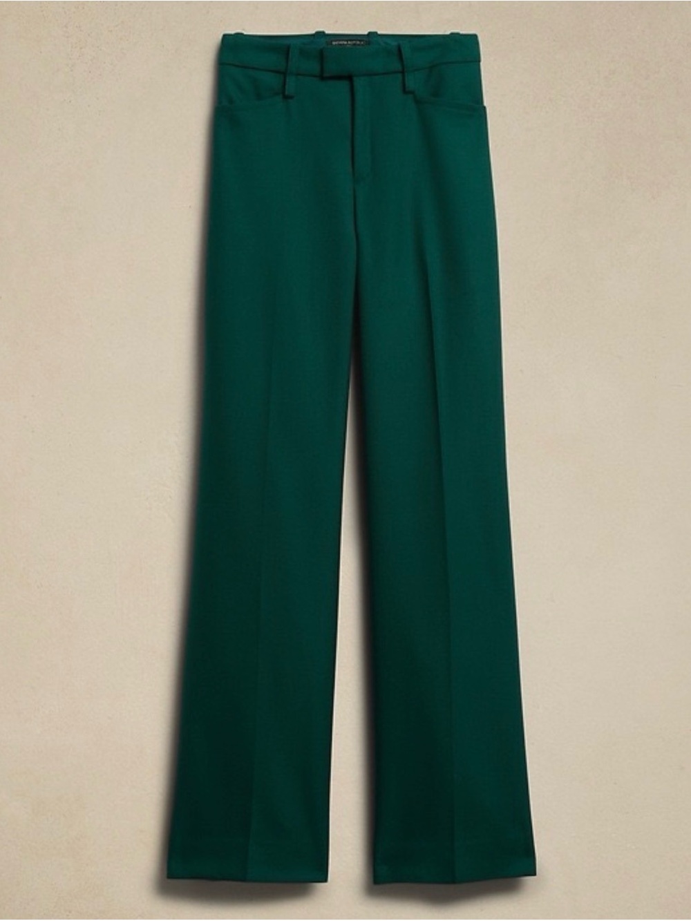 NWT LIDO WIDE LEG ITALIAN WOOL PANT | SIZE 10 REG | GREEN